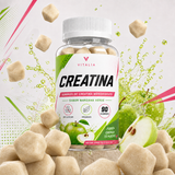 Gominolas de Creatina Vitalia – Sabor Manzana Verde (90 uds)