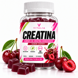 Gominolas de Creatina Vitalia – Sabor Cherry (90 uds)